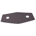 Westbrass Two-Hole Remodel Plate in Oil Rubbed Bronze D504-12